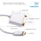 Cablesson USB Type C male to DVI female adapter with aluminum shells 0.23M 4K@30Hz (White)