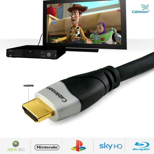 Cablesson Ivuna 3m High Speed HDMI Cable - Black - hdmicouk