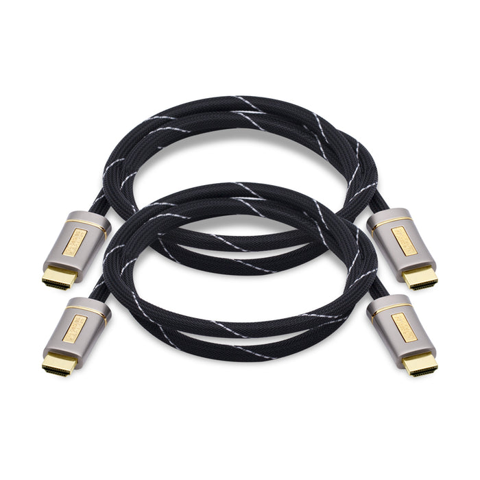 2 Pack of HDMI cables (1m) (XO)