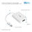 HDelity USB Type C to HDMI 2.1 Adapter - Male to Female -White