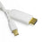 Cablesson White Gold Plated Connector Mini Display Port To HDMI Converter Video Cable ( Male To Female ) 2m - 2 Pack