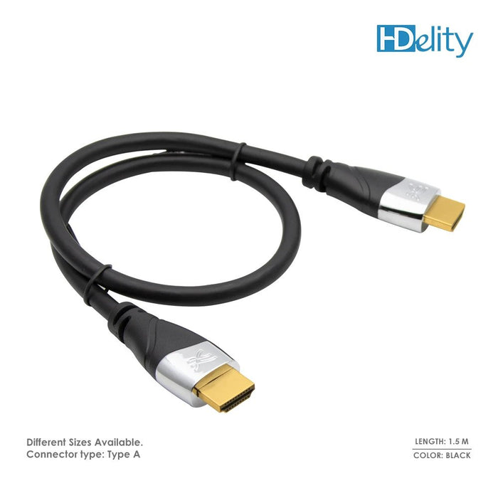 Cablesson 1X4 HDMI 2.0 Splitter WITH EDID (18G) v2+Ivuna Advanced HDMI 2.1 - 1.5m