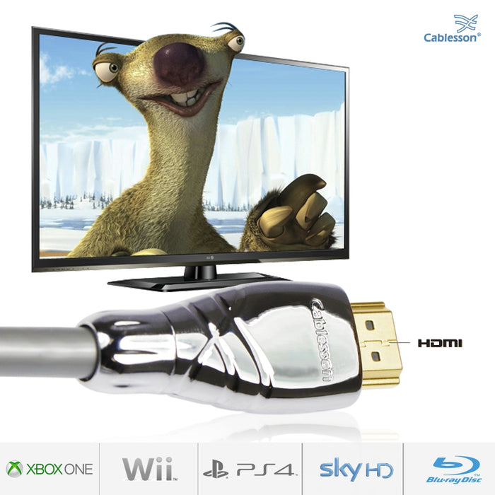 Cablesson Maestro 1m High Speed HDMI Cable with Ethernet - hdmicouk