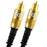 VDC 10m Optical TOSLINK Digital Audio SPDIF Cable Yellow 24k Gold Casing. Compatible with PS4/PS3, Xbox One, Wii, Sky Q, Sky HD, HD TVs, DVD, Blu-Rays, AV Amp. - hdmicouk
