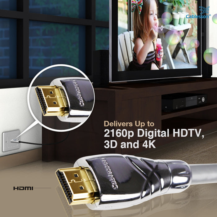 Cablesson Maestro 2m High Speed HDMI Cable with Ethernet - hdmicouk
