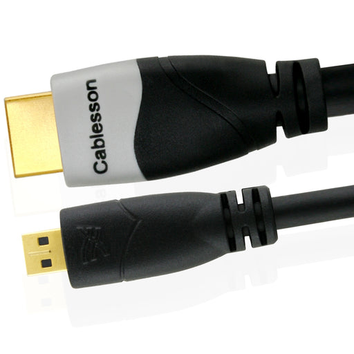 Cablesson Ivuna 0.5m Micro Type D HDMI to HDMI High Speed Cable with Ethernet - hdmicouk