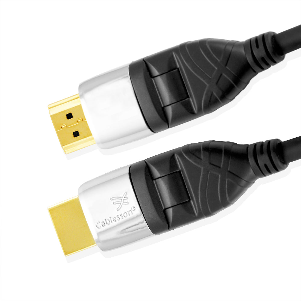 Cablesson Ivuna Flex Plus High Speed HDMI Cable - 0.5m - Black - hdmicouk