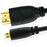 Cablesson Basic 2m Micro Type D HDMI to HDMI High Speed Cable with Ethernet Black - hdmicouk