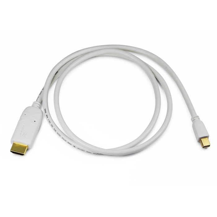 Cablesson 3m Mini Display Port to HDMI Cable White - hdmicouk