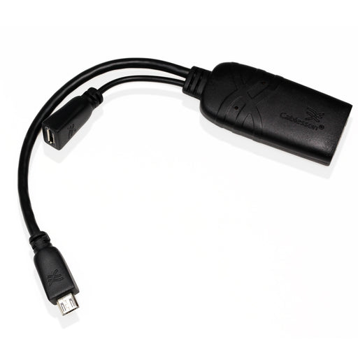 Cablesson Micro USB MHL to HDMI Adapter HDTV AV cable - Black - hdmicouk