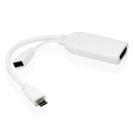 Cablesson Micro USB MHL to HDMI Adapter HDTV AV cable - White - hdmicouk