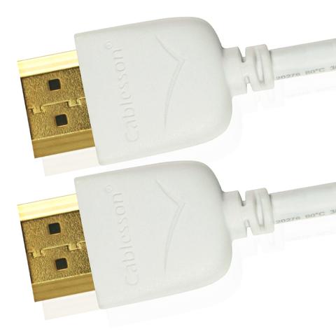 Cablesson Mackuna Slim Flex High Speed HDMI Cable 0.5m - 3m - hdmicouk