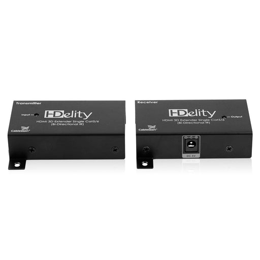 Cablesson HDElity HDMI 3D Extender Single Cat5 Directional IR -Black - hdmicouk
