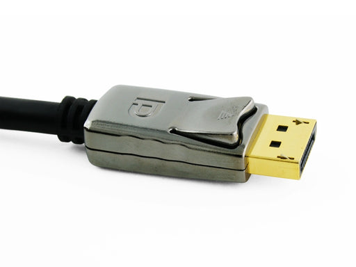 Mithra DisplayPort to DisplayPort cable with locking - 10m, Male to Male - Apple, PC - DP 20pins connection, v1.2 displayport - gold plated connectors - for dp monitor with dp connector - hdmicouk