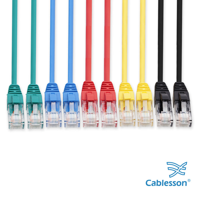 Cablesson 1m Cat5e Ethernet Cable 10 Pack With Cable Ties - hdmicouk