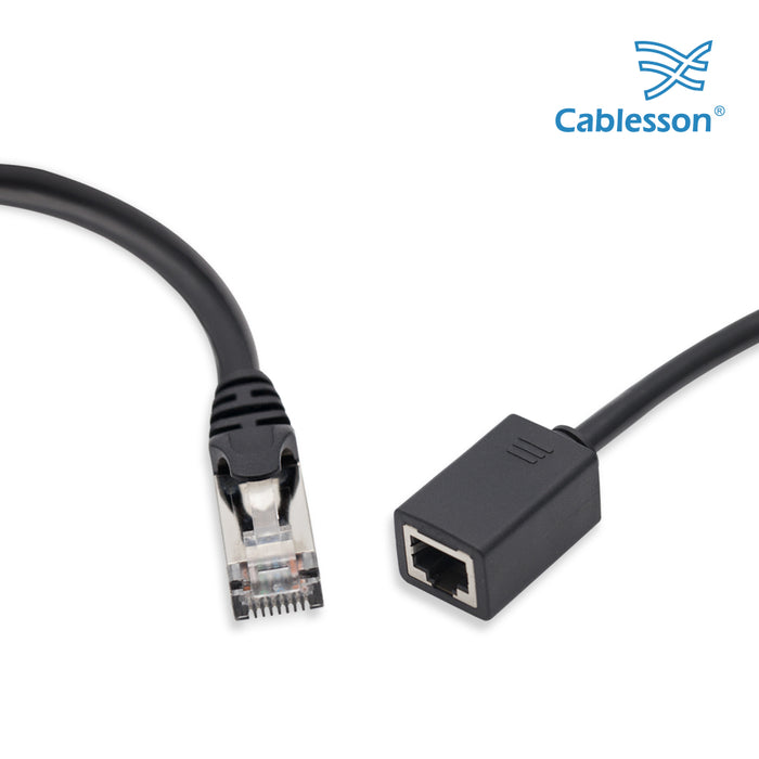 Cablesson 2m Cat6 Ethernet LAN cable RJ45 Connector Black - hdmicouk