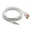 XO 5m 3.5 jack to RCA Male to Male lead Stereo Audio Cable - White - hdmicouk