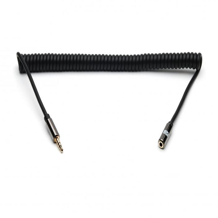 XO 3.5mm Jack Coiled Stereo Audio Cables - 3m - hdmicouk
