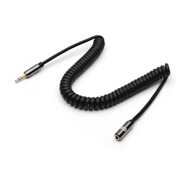 XO 3.5mm Jack Coiled Stereo Audio Cables - 3m - hdmicouk