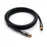 XO Antenna Cable - Black - Male plug to Female socket TV Aerial RG6 Coaxial Cable - 10m - hdmicouk