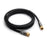 XO Antenna F Cable Female socket to Female socket TV Aerial Coaxial Cable - 1m - Black - hdmicouk