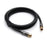 XO Antenna Cable - Black - Male plug to Female socket TV Aerial RG6 Coaxial Cable - 10m - hdmicouk