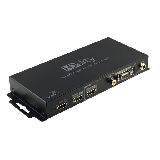 Cablesson HDelity 1x2 HDMI splitter with 4K2K (Adv EDID)+XO PRO 15m / 15 metres HDMI Gold Cable with Ethernet