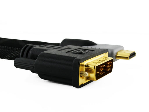 Premium N-Series 1m High Speed DVI to HDMI Cable - 1080p (Full HD) / v1.3 / Video / DVI / 24k Gold Plated - hdmicouk