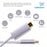 Cablesson 2M USB Type C male to HDMI male adapter cable with aluminum shells 4K at 30Hz (UHD 4Kx2K, Thunderbolt 3 ) for iMac 2017, Macbook Pro 2017 2016, Samsung Galaxy S9 S8, Huawei P20 - White
