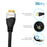 Ivuna Advanced HDMI 2.1 Cable - Male to Male | 0.5m-2m - Black