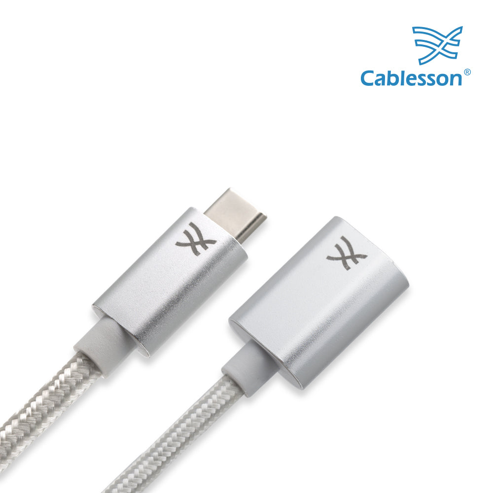 Cablesson Maestro USB C to USB 3.0 A Female Extension Cable 0.5m - hdmicouk