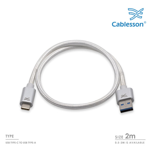 Cablesson Maestro 2m USB C to USB 3.0 A Female Extension Cable - hdmicouk