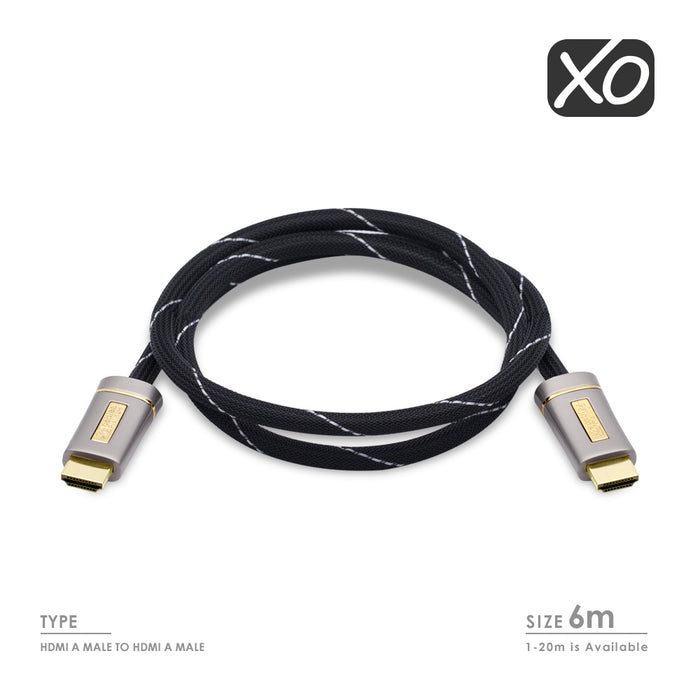 XO 6M PLATINUM HDMI TO HDMI Cable High Speed With ETHERNET - hdmicouk