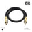 XO 3m Optical TOSLINK Digital Audio SPDIF Cable - Black - hdmicouk