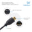 Basic 5m High Speed HDMI Cable with Ethernet and Cablesson Right Angle HDMI Adapter 90 Degree