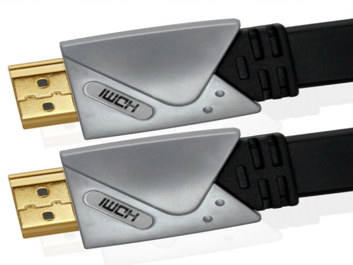 XO 3m High Speed Flat Metal HDMI Cable - hdmicouk