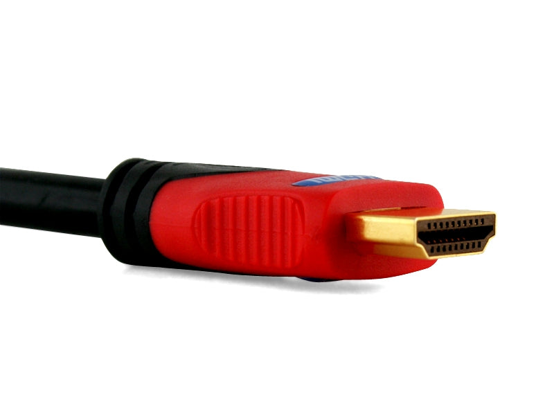 Ultimate Red 1m High Speed HDMI Cable (HDMI Type A, HDMI 1.4) - 4K, 3D, UHD, ARC, Full HD, Ultra HD, 2160p, HDR - for PS4, Xbox One, Wii, Sky Q, LCD, LED, UHD, 4k TVs - Red - hdmicouk