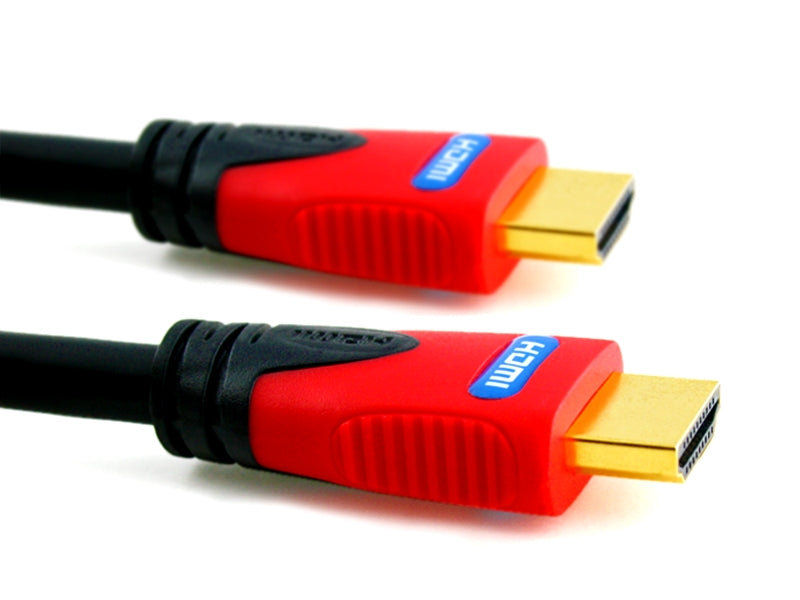 Ultimate Red 5m High Speed HDMI Cable (HDMI Type A, HDMI 1.4) - 4K, 3D, UHD, ARC, Full HD, Ultra HD, 2160p, HDR - for PS4, Xbox One, Wii, Sky Q, LCD, LED, UHD, 4k TVs - Red - hdmicouk