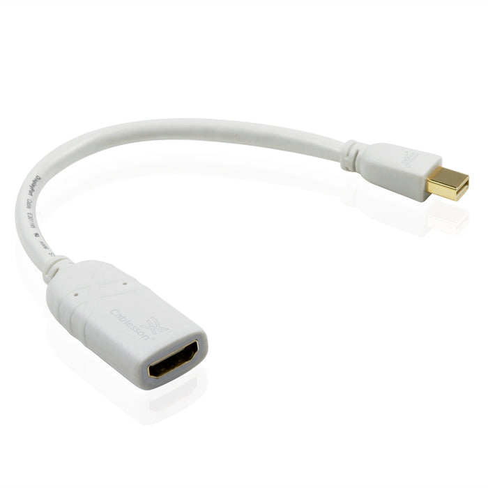 Cablesson Mini DisplayPort to HDMI Adatper and Basic 5m High Speed HDMI Cable