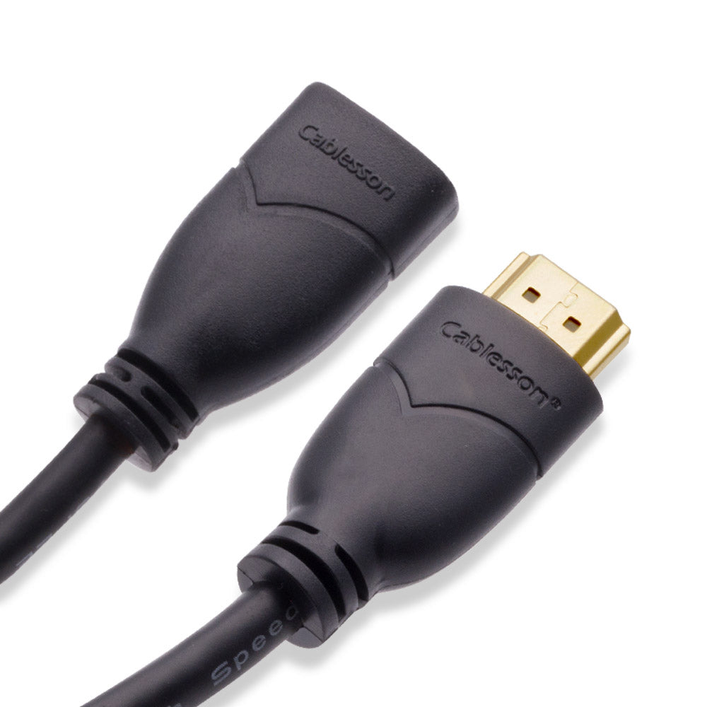 Cablesson Basic 0.5m High Speed HDMI Extension Cable - Black - hdmicouk