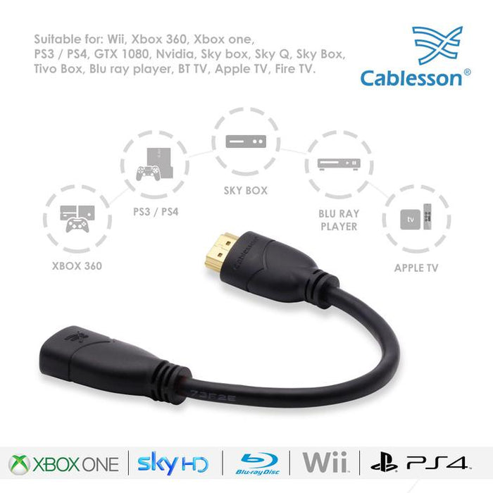 Cablesson Basic High Speed HDMI Extension Cable - hdmicouk