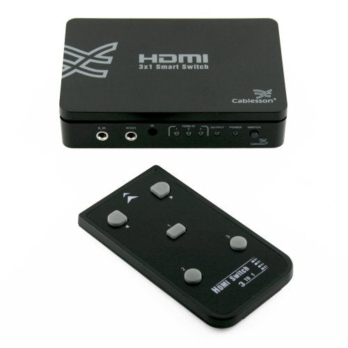 Cablesson Basic 3 Port HDMI SWITCH Hub Box - hdmicouk