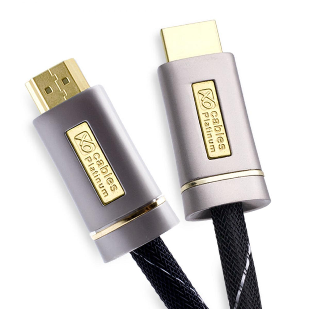 XO Platinum 10m High Speed HDMI Cable -Silver - hdmicouk