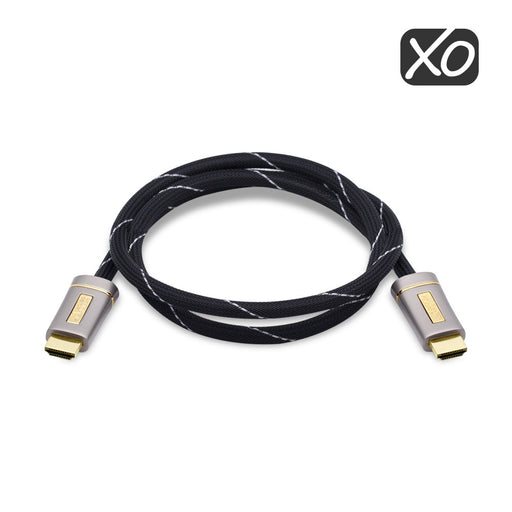 XO Platinum 8m High Speed HDMI Cable - Silver - hdmicouk