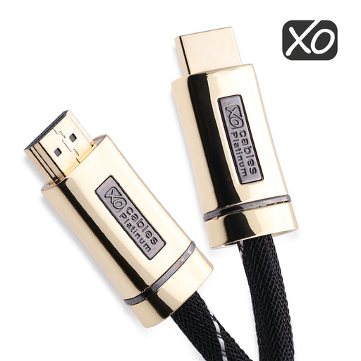 XO Platinum 1.5m High Speed HDMI Cable - Gold - hdmicouk