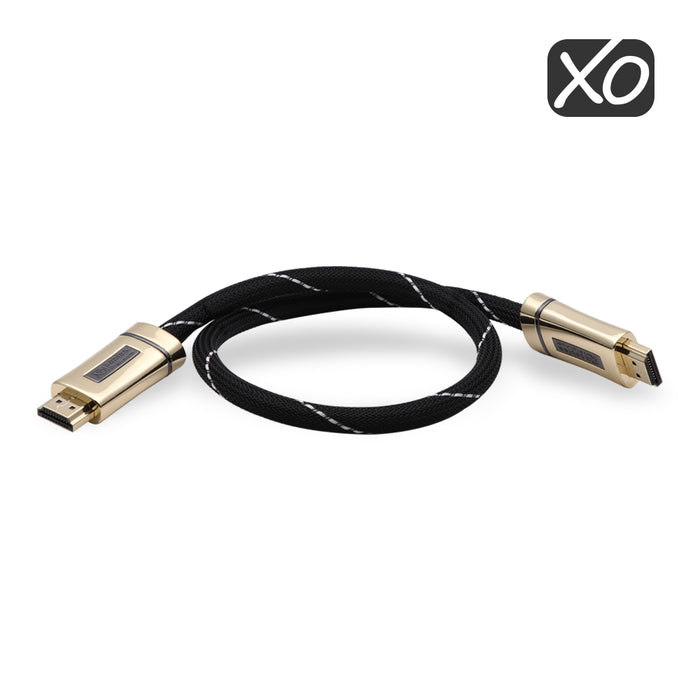XO Platinum 5m High Speed HDMI Cable - Gold - hdmicouk