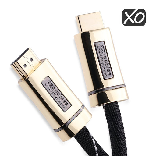 XO Platinum 12m High Speed HDMI Cable- Gold - hdmicouk