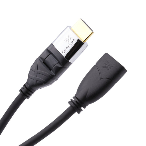 Cablesson Ivuna Flex Plus High Speed HDMI Extension Cable - 0.5m - Black - hdmicouk