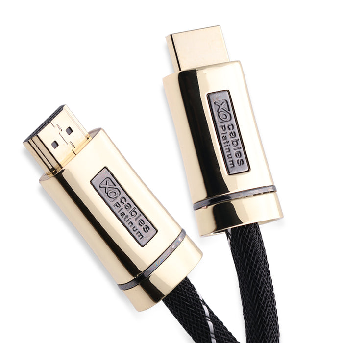 XO Platinum 2m High Speed HDMI Cable with Ethernet - Gold