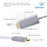 Cablesson 3M USB C (m) to HDMI 2.0 (m) adapter cable 4K@60Hz (Thunderbolt 3) Compatible with iMac 2017, Macbook Pro 2016/17, Samsung Galaxy S9/8 Plus, Huawei P20 Mate 10, Lenovo Yoga 900 SpaceGrey